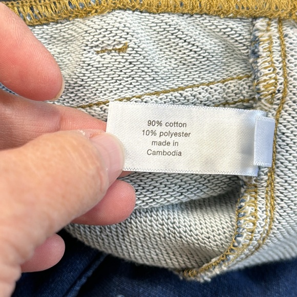 Lane Bryant NWT Blue Pull-On Fit Knit Boyfriend Capri Pants - Picture 12 of 13